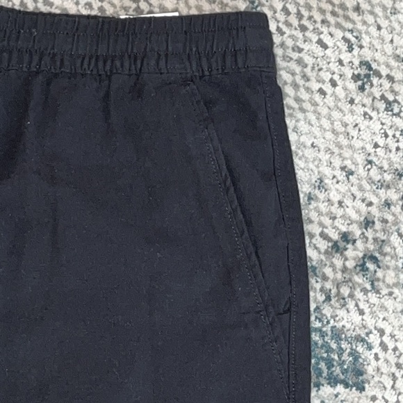 No Boundaries Linen Shorts Black Soot 4 Pockets 7” inseam Size XL (40-42) Cotton - Picture 3 of 6